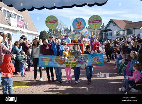 CBeebies presenters lead the parade during the launch of two new ...