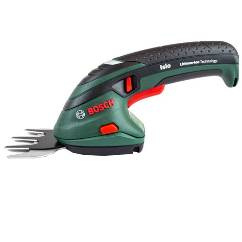 Bosch Green Isio V Li Ion Shrub Grass Cordless Shear Set In Carry