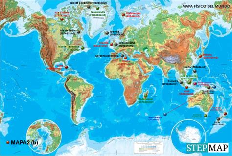 StepMap las islas Landkarte für World