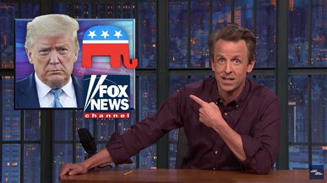 Seth Meyers Is Thrilled By G O P S New Treatment Of Trump The New