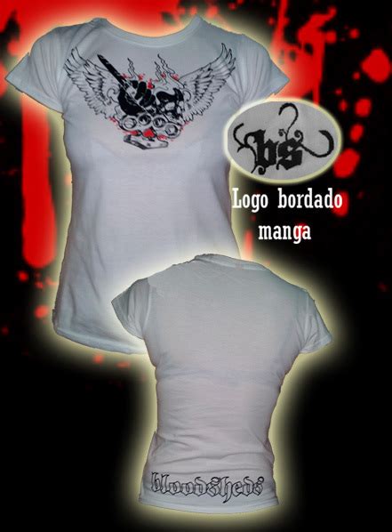 CAMISETA BLOODSHEDS ALAS CHICA Potencial Hardcore