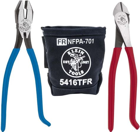 Klein Tools Pliers Set Made In Usa Ironworker S Diagonal