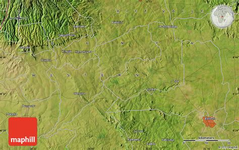 Satellite Map of Eldoret