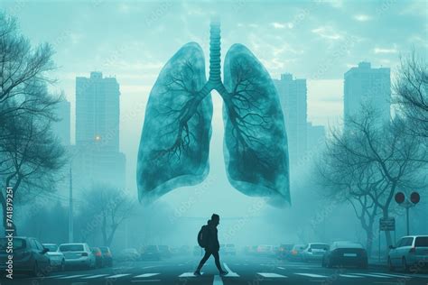 Human Lungs Concept Impact On Daily Life A Visual Representation Of