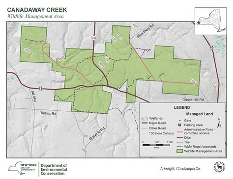 Canadaway Creek Wma Map Nys Dept Of Environmental Conservation