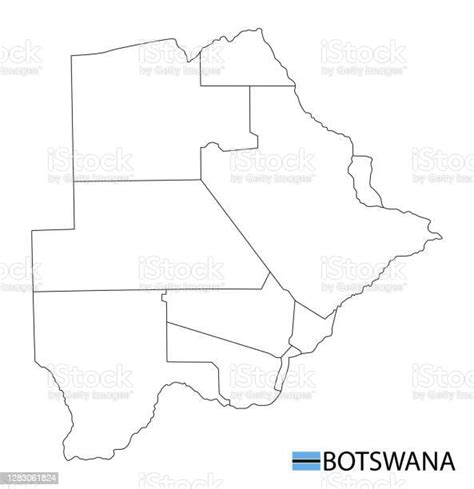 ボツワナ地図黒と白の国の詳細なアウトライン地域 なわばり意識のベクターアート素材や画像を多数ご用意 なわばり意識 アイコン