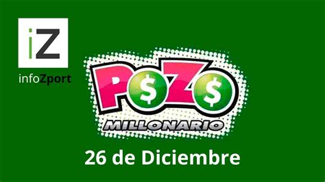 Resultados Pozo Millonario Sorteo Bolet N Oficial Y Ganadores Del