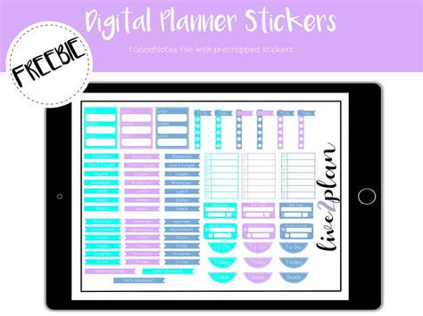 Free Digital Planner Stickers Goodnotes Ipad Functional Digital Planner