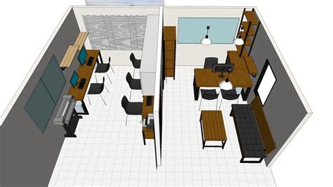 Small Office Interior 3d Warehouse