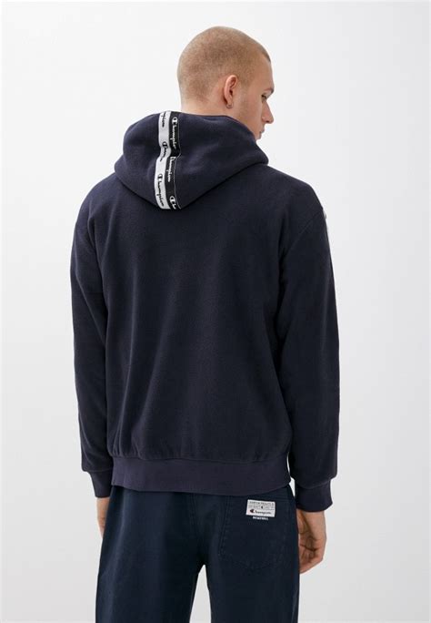 Худи Champion LEGACY POLAR Hooded Half Zip Sweatshirt, цвет: синий ...