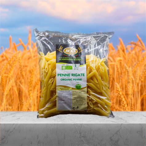 Pasta Di Grano Duro Biologica Penne Olio Bova Da Oltre 50 Anni