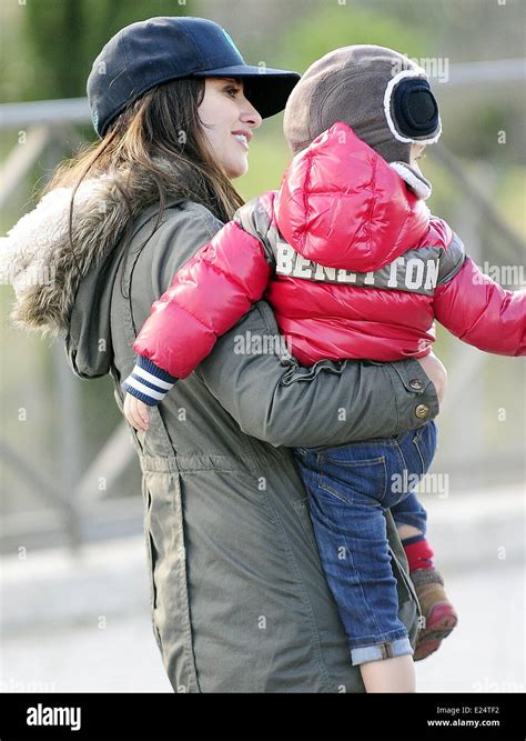 Penelope Cruz and Javier Bardem take their son Leo Encinas Cruz to ...