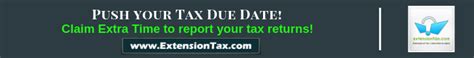 Extension Tax Form Extension Of Time To File Your Income Tax Return