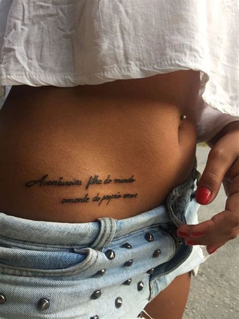 Tatuagem Na Cintura Inspira Es Lindas Femininas E Sedutoras