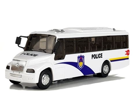 Police Bus Die Cast Model White with Lights | Toys \ Cars \ Autobusy ...