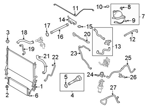 Ford Transit-250 Cooler line. Outlet tube. 3.5 LITER NON TURBO. 3.5 ...