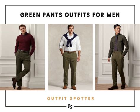 10 Mega Stylish Green Pants Outfits For Men Outfit Spotter