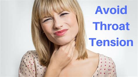 Avoid Throat Tension Practice This Simple Exercise Vocal Training