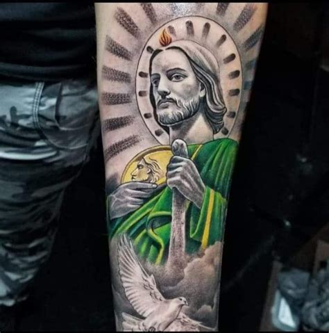 Awesome San Judas Tattoos Designs With Meanings