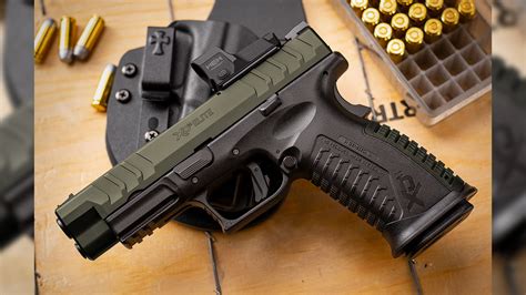 New Springfield Armory Od Green Xd M Elite 45 Inch Osp 10 Mm An Nra