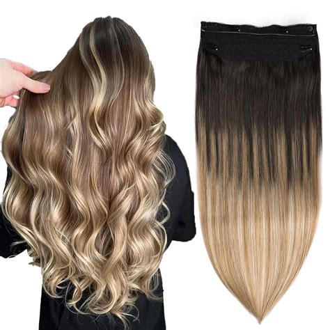 Amazon Diyomo Halo Hair Extensions Halo Hair Extensions Real