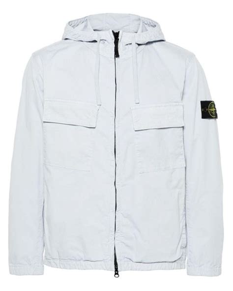 Stone Island Padded Jacket In Blue For Men Lyst