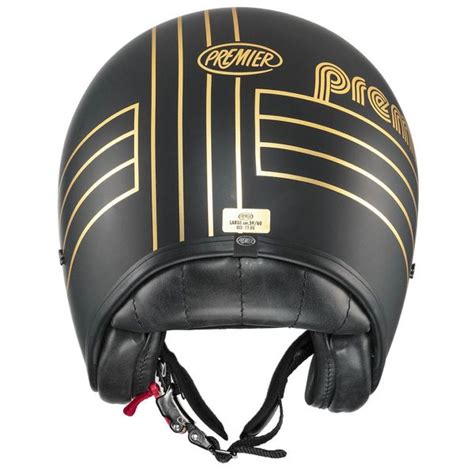 Casco Moto Premier Vintage Ex Gold Chromed Bm En Stock Icasque Es