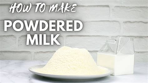 Powdered Milk How To Make Powdered Milk From Fresh Milk Youtube