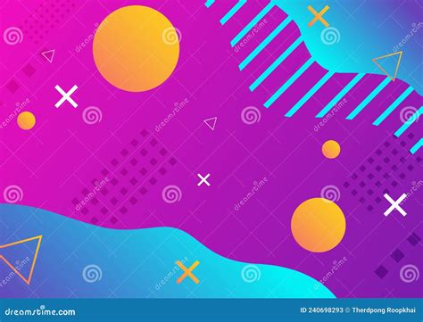 Geomatric Creative Background Design With Modern And Bright Color Stock Vector Illustration Of