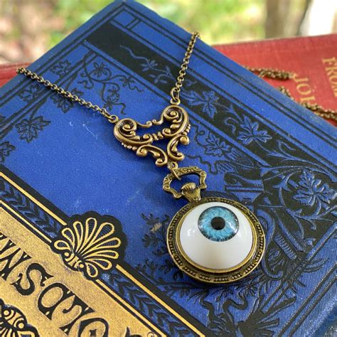 Blue Eye Necklace Etsy