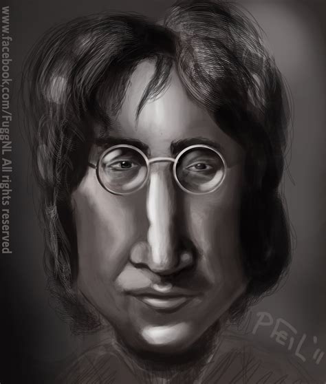 John Lennon Caricature Caricature John Lennon Lennon