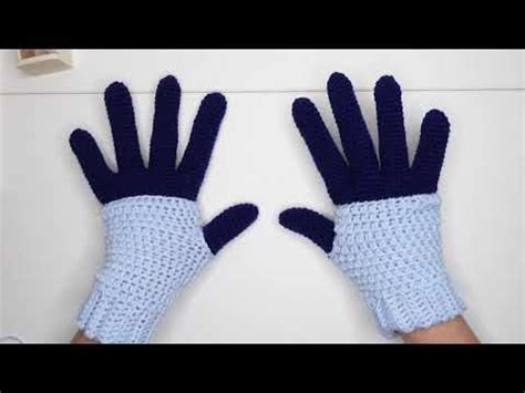 How To Crochet Gloves With Fingers Step By Step Tutorial Crochet