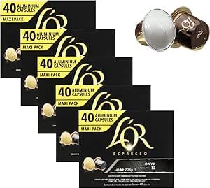 L Or Espresso Coffee Onyx Intensity 12 Nespresso Compatible