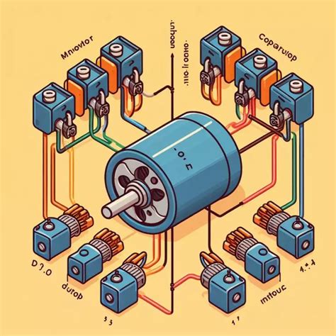 Как подключить двигатель с 4 выходами с конденсатором 6 видео