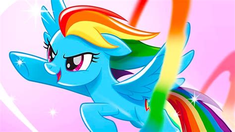 My Little Pony РАДУЖНЫЕ ГОНКИ #1 История поняшек в Понивиле - пурумчата ...