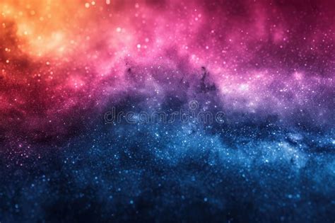 Dark Nebula In Endless Void Of Space Extreme Closeup Generative Ai