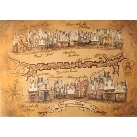 Printable Diagon Alley Map – Printable Map of The United States