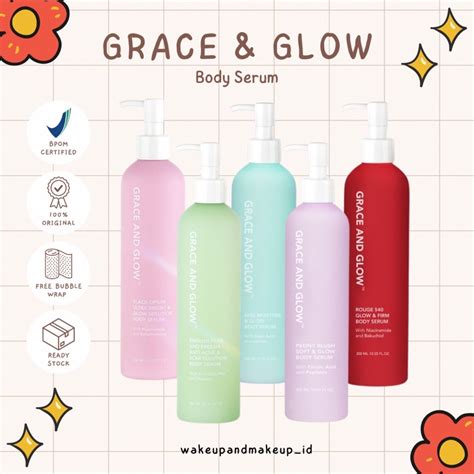 Jual Fullsize Grace And Glow Body Serum Black Opium English Pear