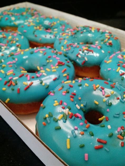 Donut Azul Blue Donut Blue Donut Donutloverss Mini Donuts Brunch