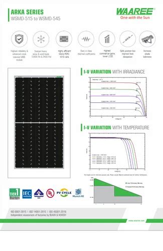 Waaree Solar Panel Watts Half Cut Mono Crystalline At Rs