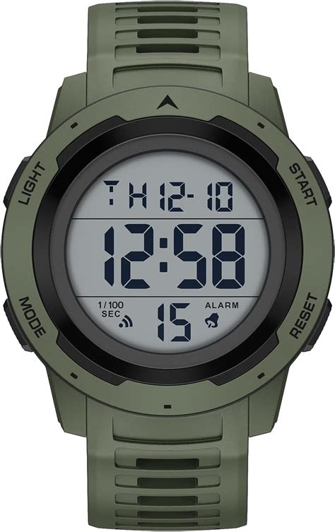 CIVO Montre Homme Digitale 50M Etanche Montre Militaire Outdoor Sport