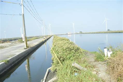 彰化芳苑鄉漢寶、永興養殖區排水護岸塌陷 遇雨潰堤害文蛤暴斃 彰化縣 中時