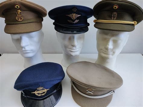 Belgium Military Helmet Lot Belgische Kepies Lucht Landmacht