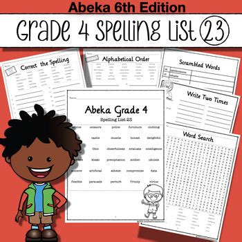 Abeka Spelling Vocabulary Poetry Th Ed List Sing Plural