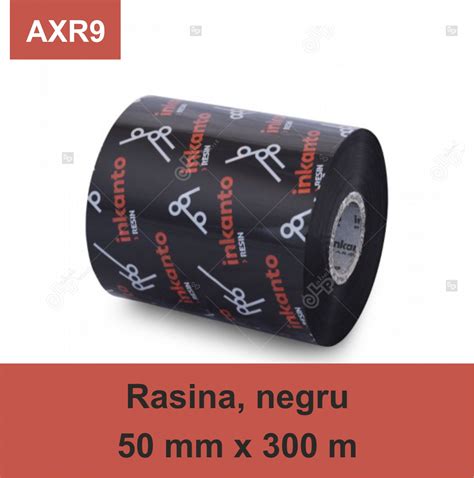 Ribon Inkanto AXR9 Rasina Negru 50mmx300M OUT