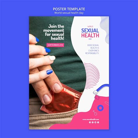 Modèle De Journée Mondiale De La Santé Sexuelle Design Plat Psd Gratuite