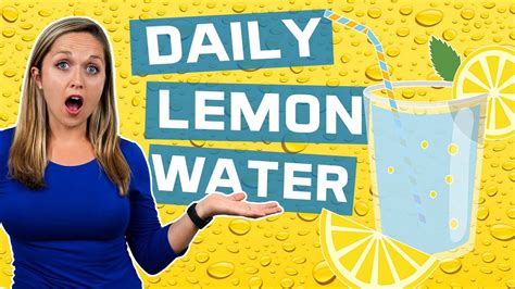 The Real Reason To Drink Lemon Water Every Day Youtube