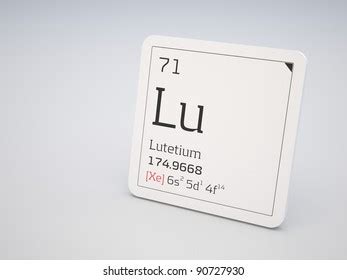 Lutetium Element Periodic Table Stock Illustration 90727930 | Shutterstock