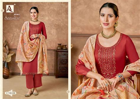 Sanskar By Alok Suit Cotton Unstiched Salwar Suits Wholesale Pcs