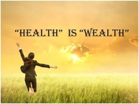 Ppt Health Is Wealth Powerpoint Presentation Free Download Id 7209742